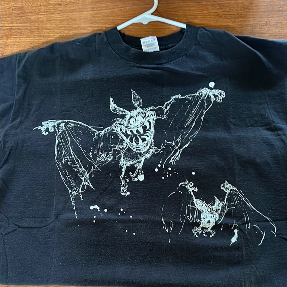 XL Adult Black Graphic T-Shirt